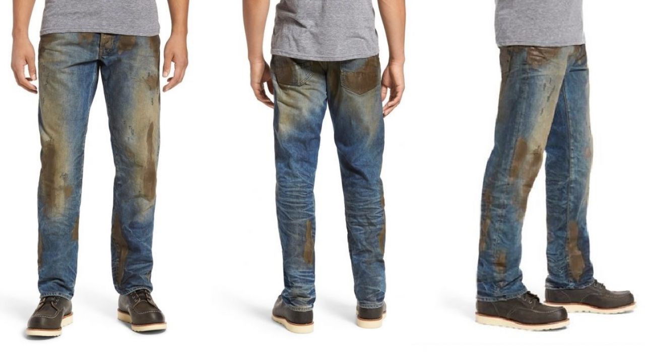 На сайте Nordstrom появились джинсы с грязью за $425