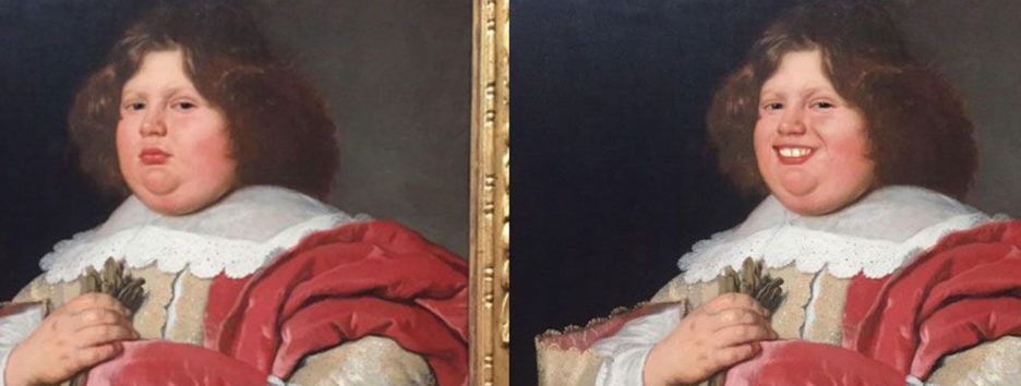 Британский дизайнер применил FaceApp к лицам героев музейных картин