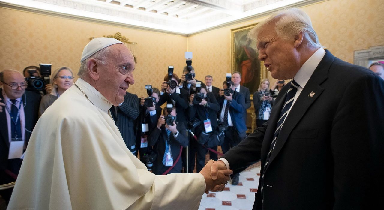 Как прошла встреча Трампа и Папы Римского