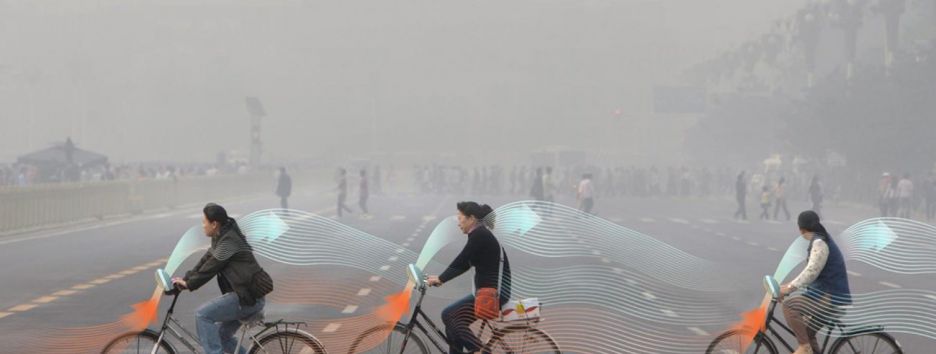 Воздух Пекина предложили очистить с помощью велосипедов