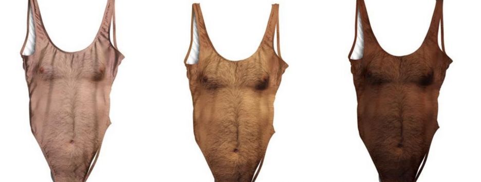 В США выпустили купальник с имитацией волосатой груди