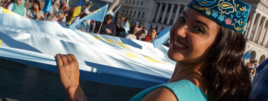 Как прошла акция по случаю Дня крымско-татарского флага