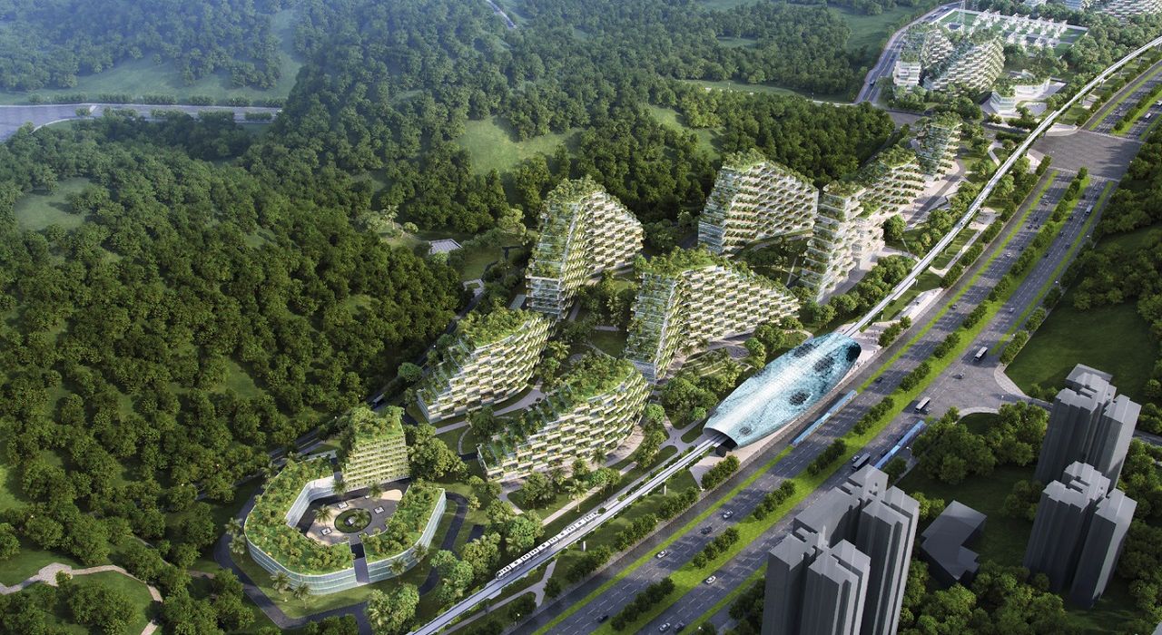 В Китае планируют построить вертикальный город-лес