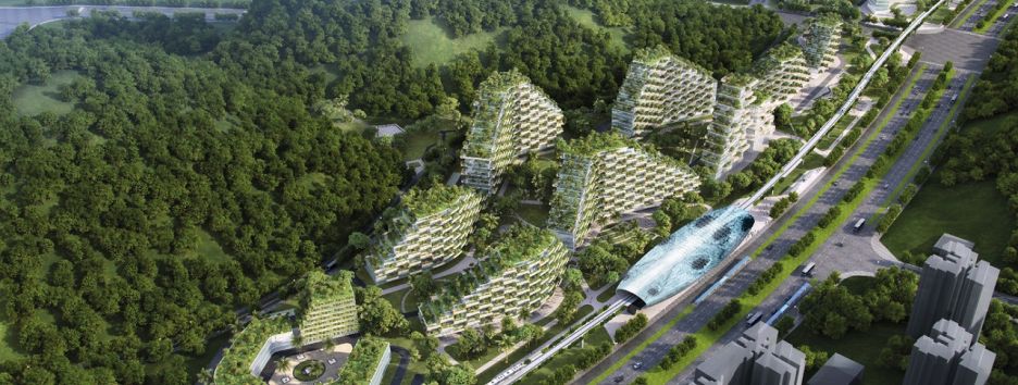 В Китае планируют построить вертикальный город-лес