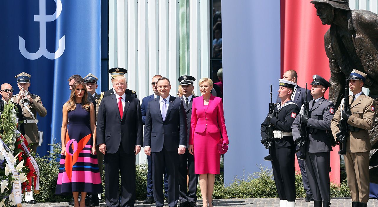 Трамп в Польше: Россия дестабилизирует Европу