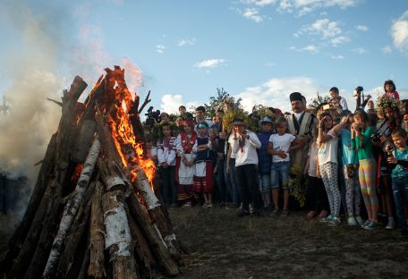 Как отпраздновали Ивана Купала в Пирогово (фоторепортаж)