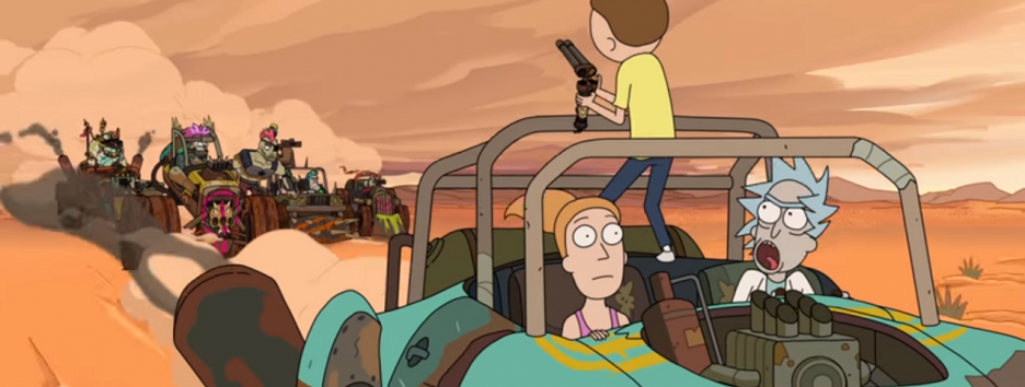 Вышел тизер новой серии «Рика и Морти в мире «Безумного Макса»
