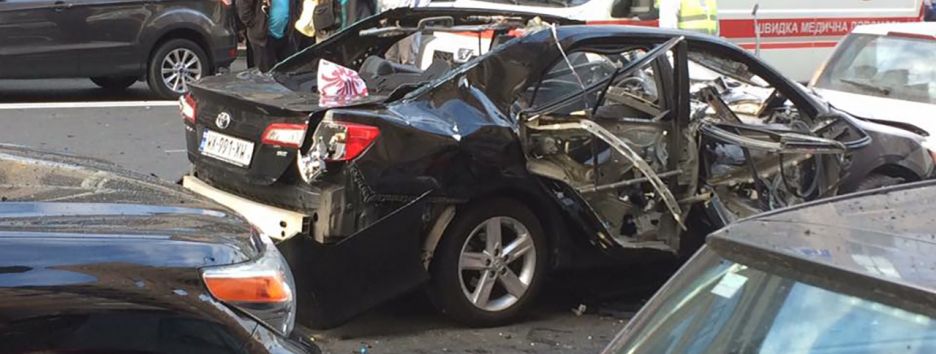 Взрыв в Киеве: фото с места событий