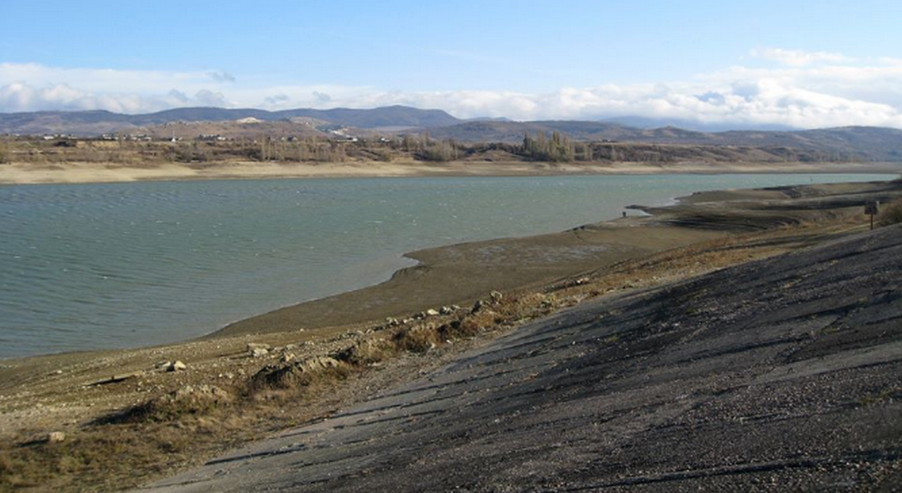 В Крыму обмелели искусственные водохранилища