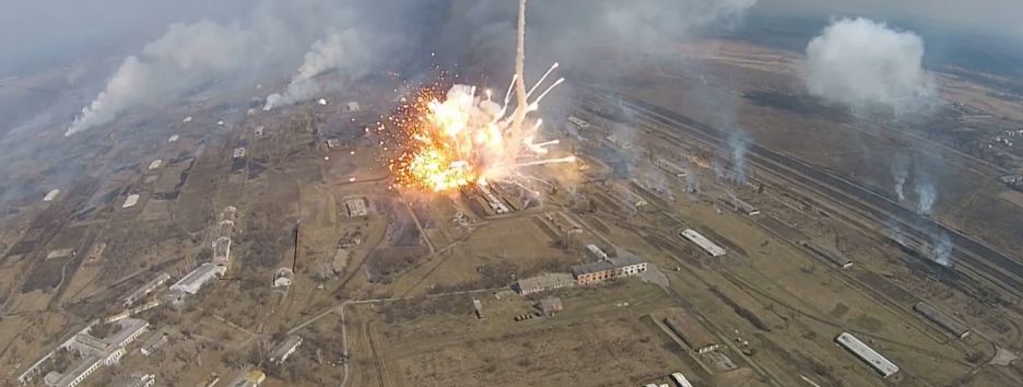 Все пожары на складах боеприпасов в Украине за последние три года