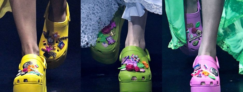 В сети активно обсуждают коллаборацию брендов Balenciaga и Crocs