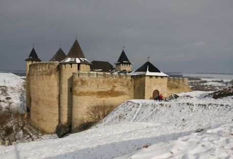 Білим по сірому: 20 замків України під снігом