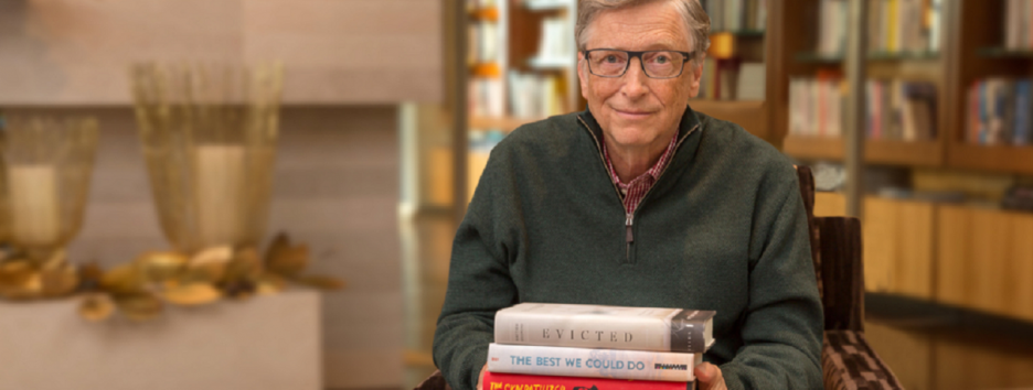 Билл Гейтс назвал пять лучших книг 2017 года, которые его впечатлили