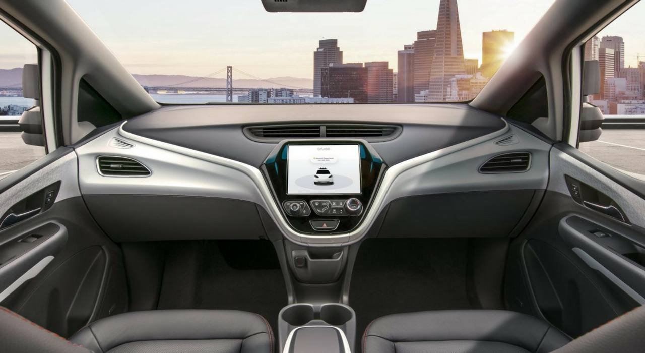 General Motors показали автономный электрокар без руля и педалей