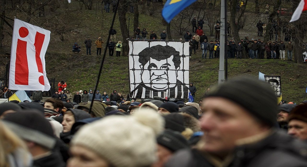 В центре Киева прошел первый в новом году митинг Саакашвили (фото)