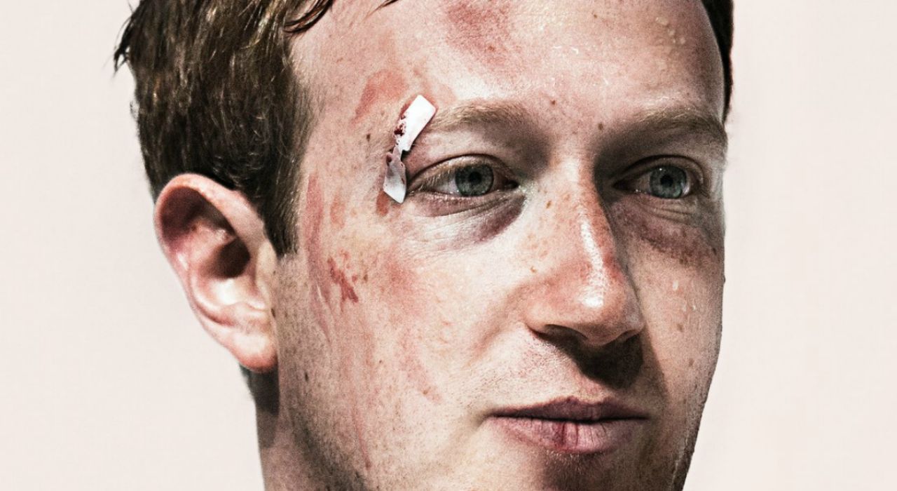 Марк Цукерберг появился на обложке журнала с синяками