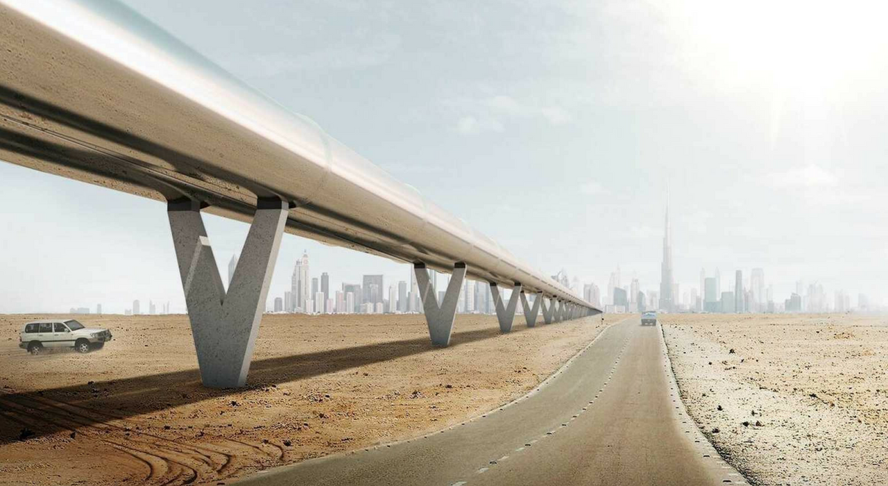 В Дубае показали пассажирскую капсулу Virgin Hyperloop One