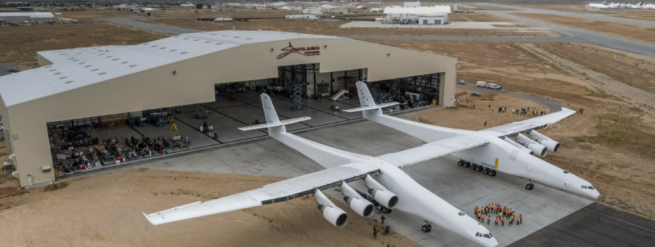 Самый большой самолет в мире Stratolaunch Model 351 разогнали до рекордной скорости