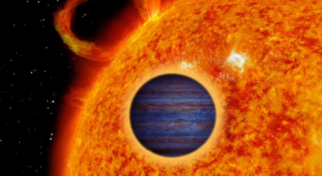 Астрономы обнаружили гигантскую экзопланету с большим количеством воды в атмосфере