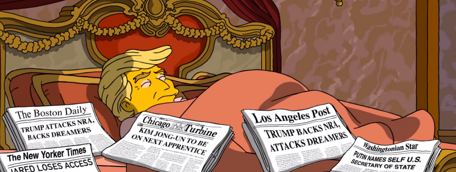 Вышел фрагмент «Симпсонов» о фобиях Дональда Трампа