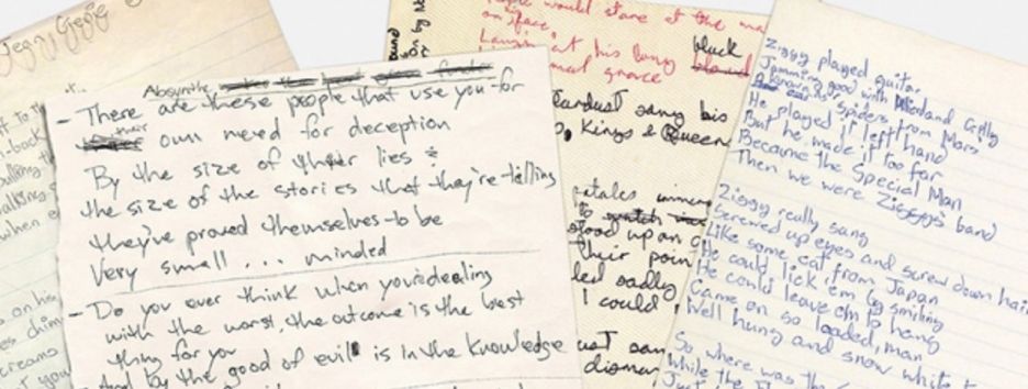 Почерки Курта Кобейна, Джона Леннона и Дэвида Боуи стали шрифтами