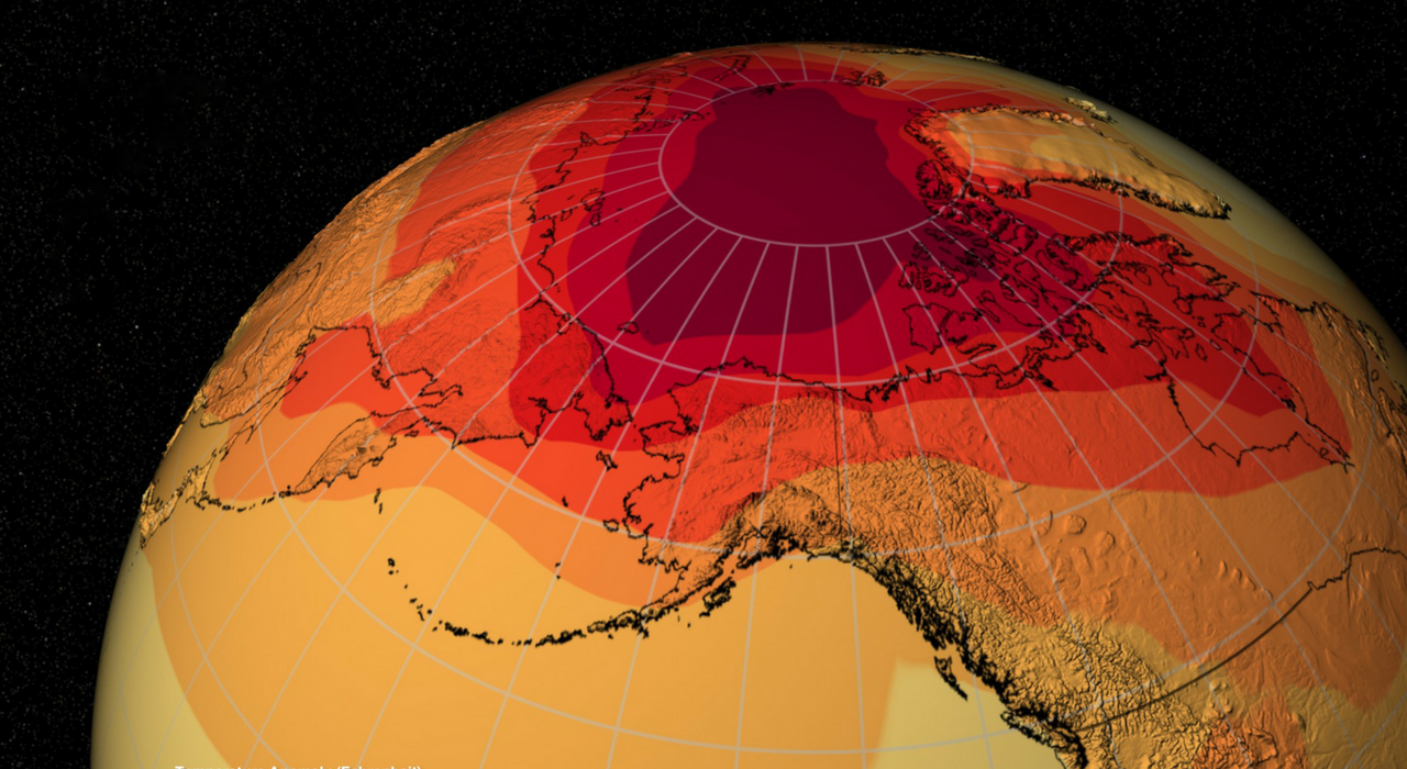 В новом видео NASA показало, как Земля нагрелась за последние 140 лет