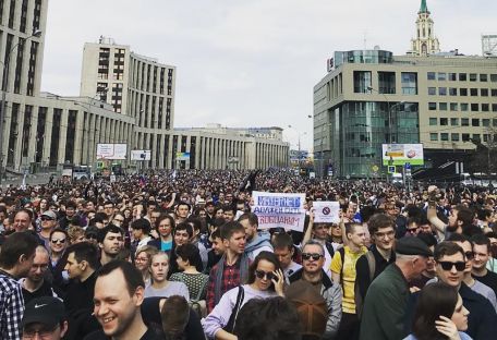 Как прошел митинг в защиту Telegram - фото из соцсетей