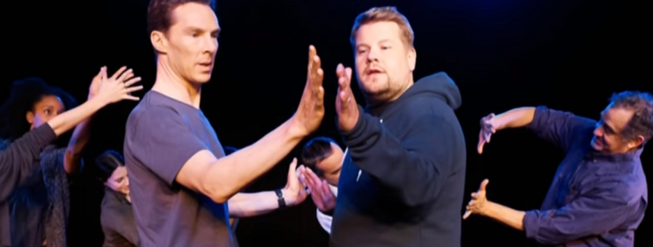 Битва за сцену Бенедикта Камбербэтча и Джеймса Кордена в Late Late Show