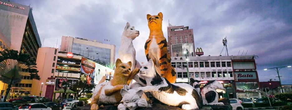 Почему малазийский город Кучинг так помешан на котах