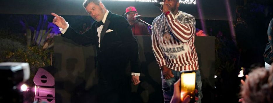 Джон Траволта станцевал с 50 Cent на Каннском кинофестивале