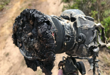Камера NASA расплавилась, но успела сделать фото во время запуска ракеты SpaceX