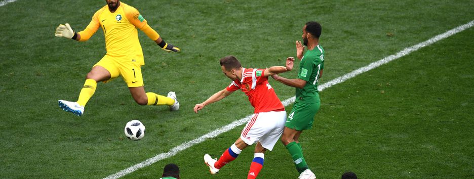 Видео голов матча Россия - Саудовская Аравия