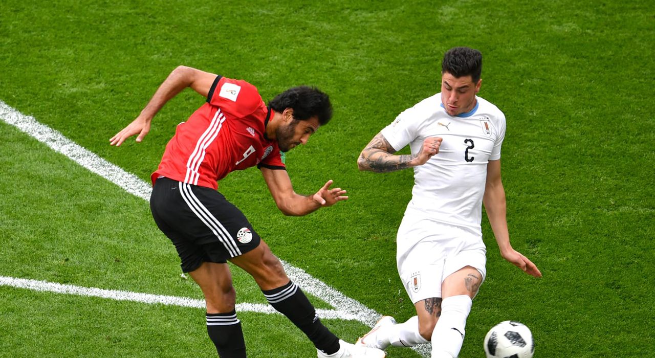 Видео голов матча Египет - Уругвай
