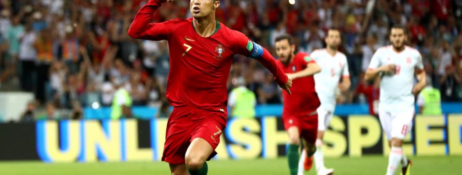 Видео голов в матче Португалия - Испания