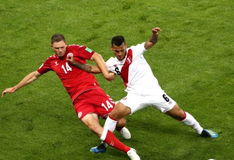 Видео голов матча Перу - Дания