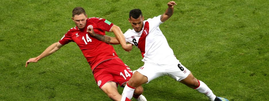 Видео голов матча Перу - Дания