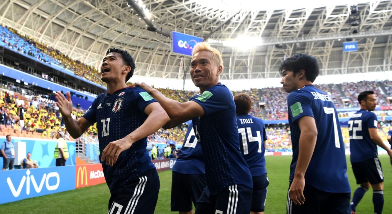 Видео голов матча Колумбия - Япония - 1:2