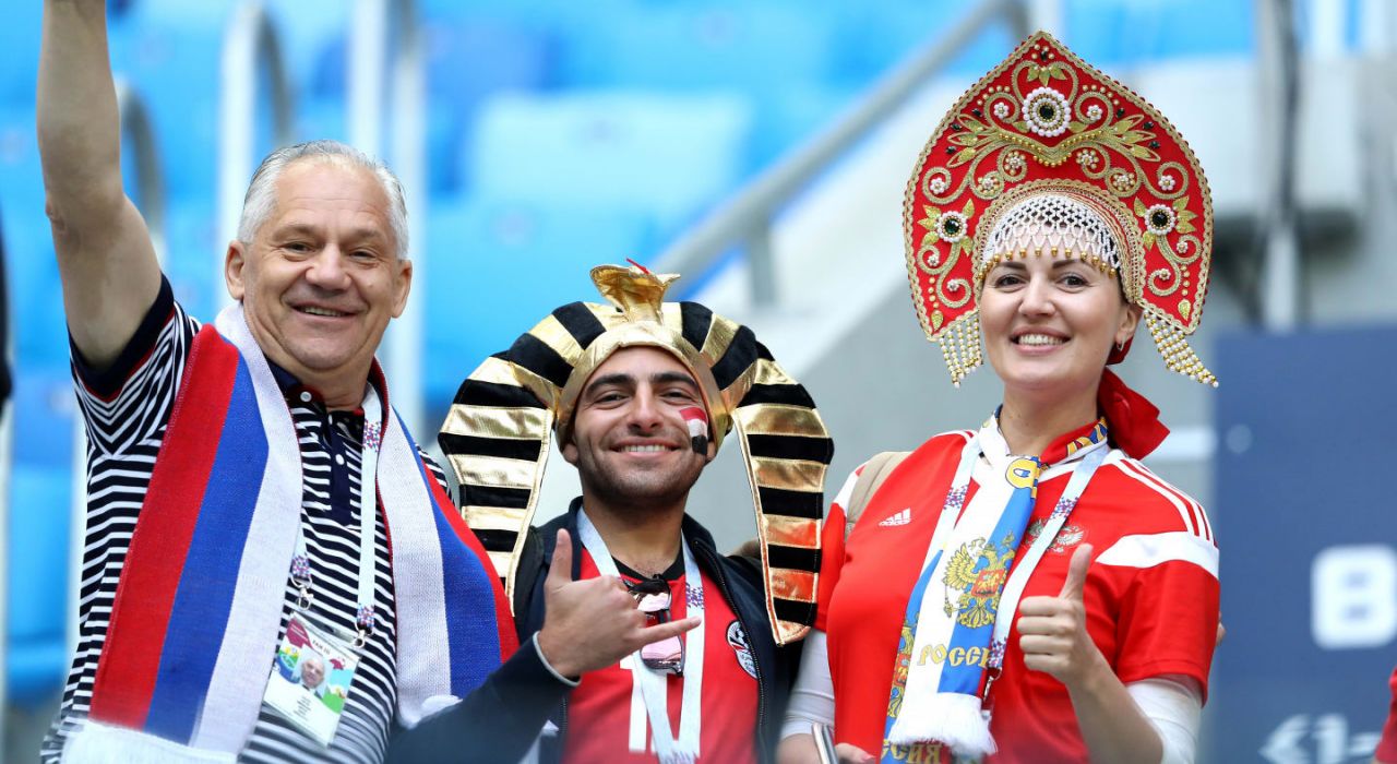 Видео голов и лучших моментов матча Россия - Египет