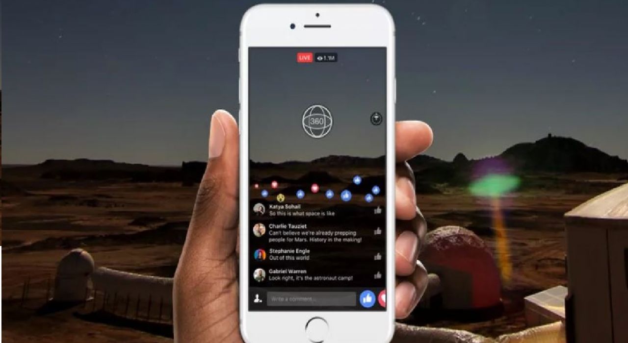 Facebook представил Live 360 – онлайн-видео с круговым обзором