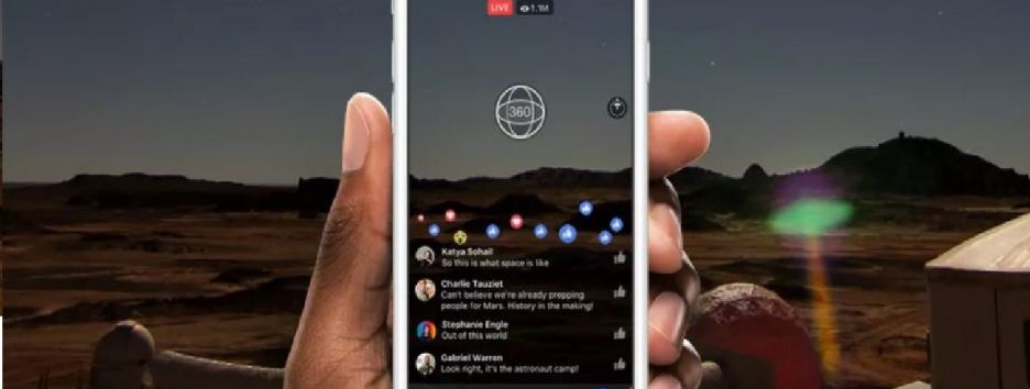 Facebook представил Live 360 – онлайн-видео с круговым обзором