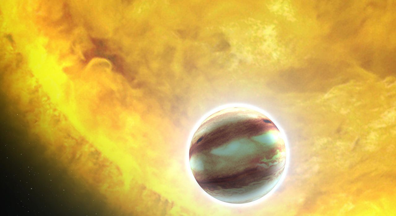 Исследователи нашли планету с сапфировыми и рубиновыми облаками