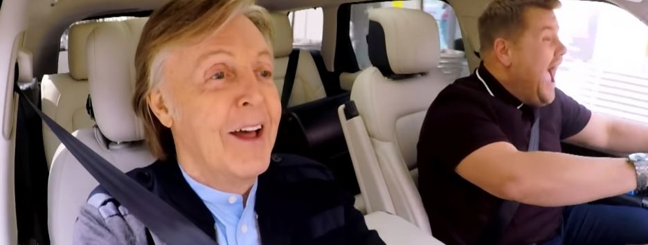 Пол Маккартни исполнил песни The Beatles, став гостем шоу Carpool Karaoke