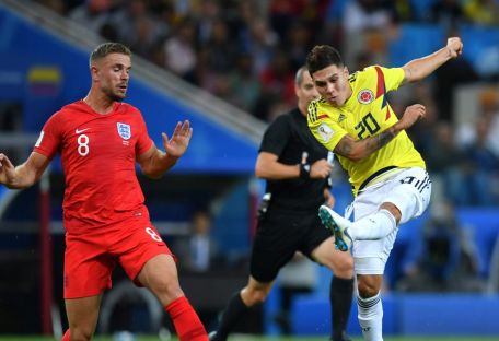 Видео голов матча Колумбия - Англия