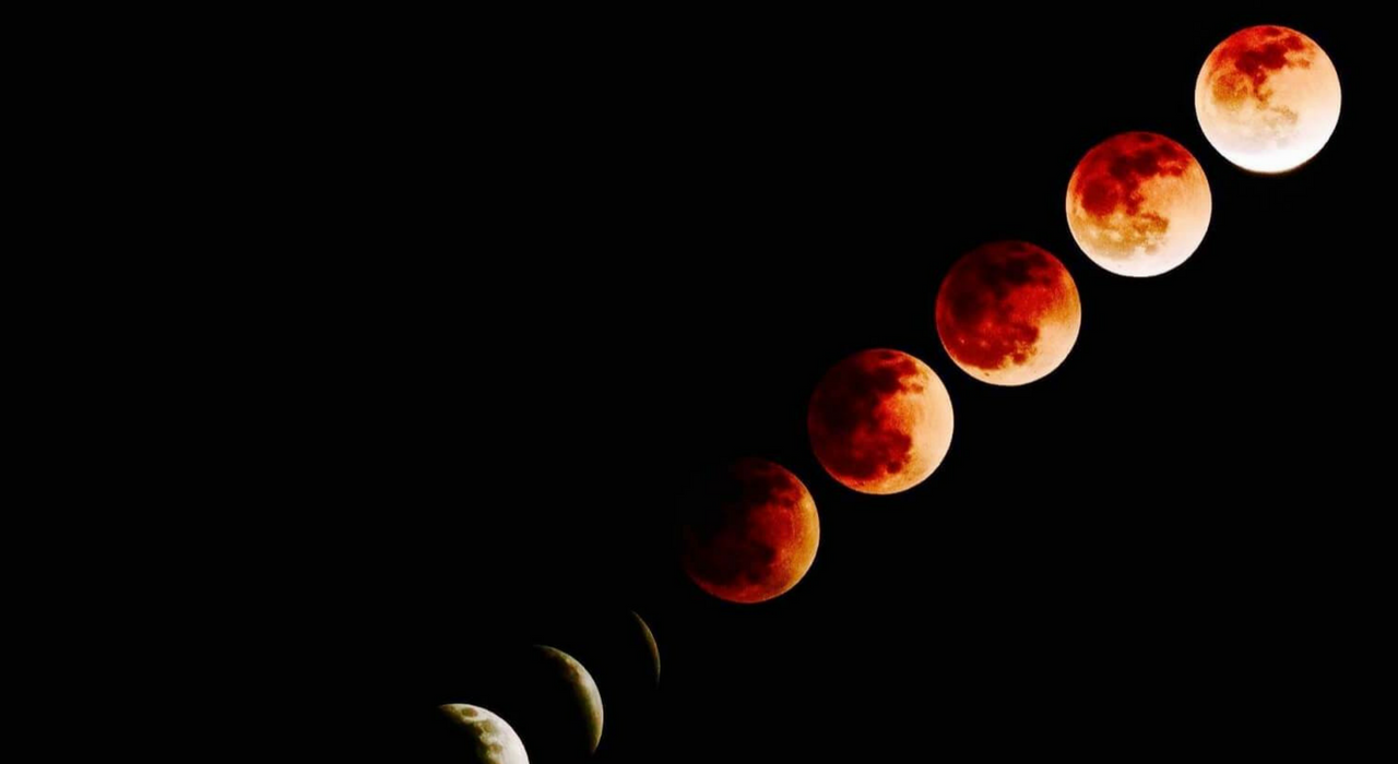 Когда начнется лунное затмение 27 июля и почему Луна станет красной