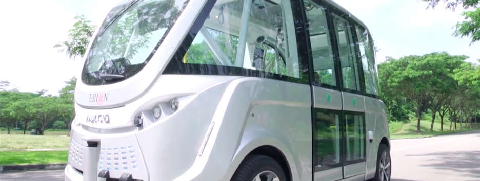 Беспилотный автобус выедет на дороги Сингапура уже в 2017 году