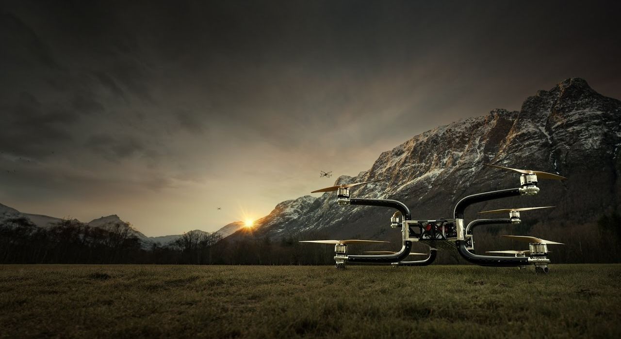 Норвежский беспилотник может с легкостью транспортировать людей