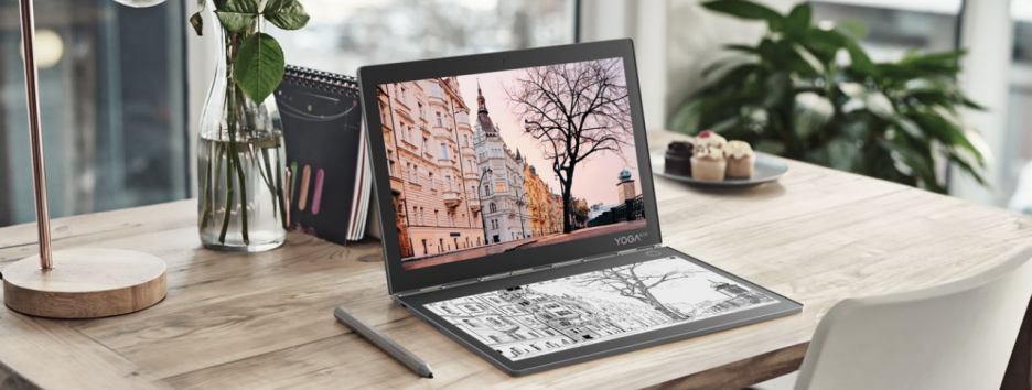 Ноутбук с двумя экранами Lenovo YOGA Book C930 — уже в Украине