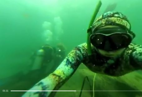 Фотограф провел первую онлайн-трансляцию в Periscope под водой