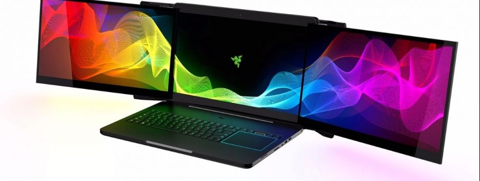 На выставке CES представили концепт ноутбука с тремя экранами от Razer
