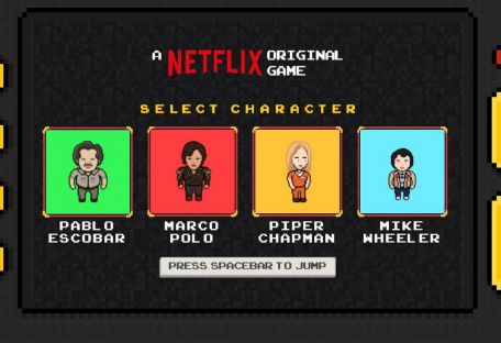 Netflix представил 8-битную аркаду с героями сериалов